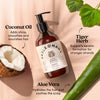 Fable Mane hydrating shampoo for managing dry, damaged hair and flaky scalp with luxurious nourishment
