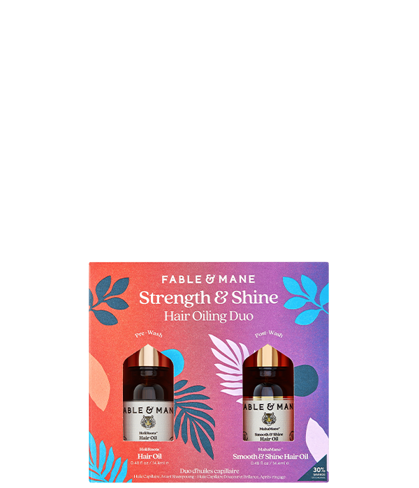 Strength & Shine Hair Oiling Duo.