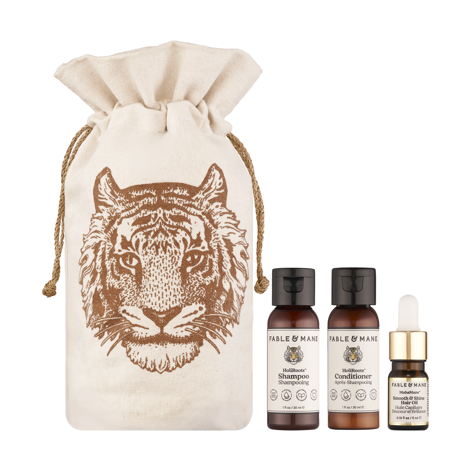 フォーチュンRhシャンプー　ヘアケアセット　 マンダムベビーベール　サラコロン Hydrating Hair Ritual Travel Set | Fable & Mane