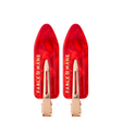 No Crease Red Hair Clips